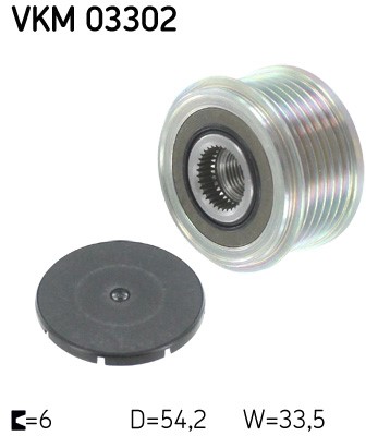 Frihjul, dynamo 150A SKF SKF
