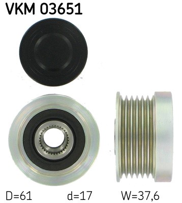 Frihjul, dynamo 140A SKF SKF
