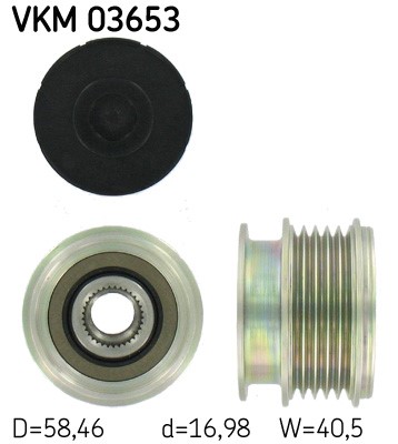 Frihjul, dynamo 150A SKF SKF