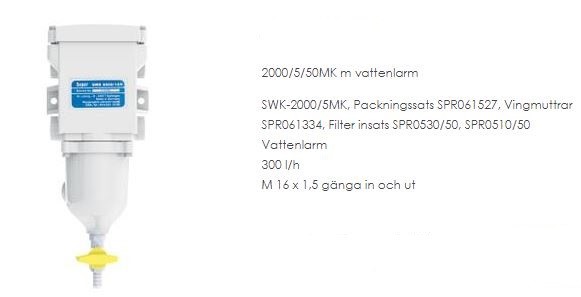 2000/5/50MK m vattenlarm