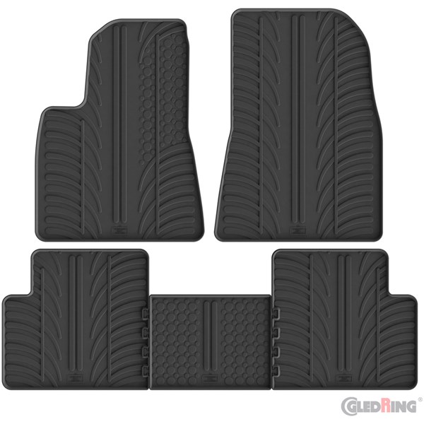 Gummimatte kupé Tesla Model 3, Foran og bak AUTOSTYLE AutoStyle