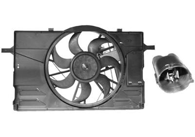 Ventilator, motorkjøling - P1030754 - volvo c30, c70 cabriolet ii, s40 ii, v50 - OE 30671060, 30680587, 30741030