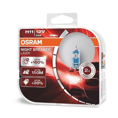 Halogenpære OSRAM NIGHT BREAKER LASER H11 PGJ19-2 OSRAM