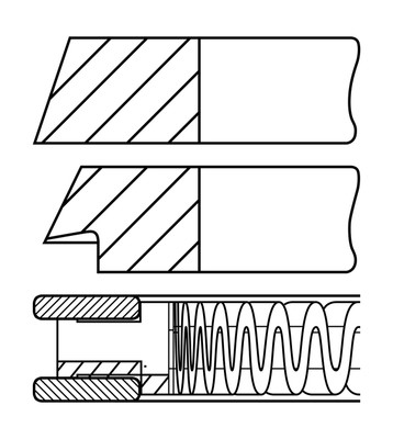 Stempelringsett GOETZE ENGINE GOETZE ENGINE