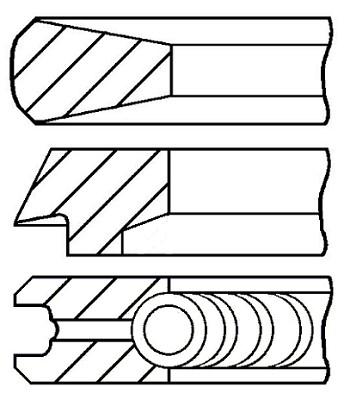 Stempelringsett GOETZE ENGINE GOETZE ENGINE