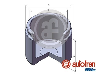 Stempel, bremseklave, Framaksel Autofren seinsa D025308 AUTOFREN SEINSA