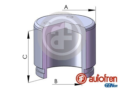 Stempel, bremseklave, Framaksel Autofren seinsa D025337 AUTOFREN SEINSA