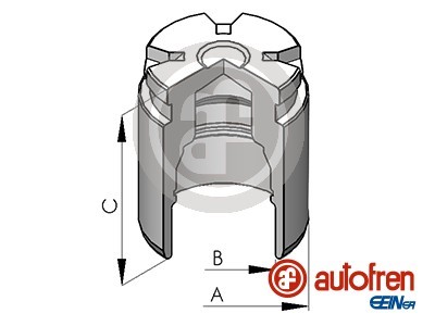 Stempel, bremseklave, Bakaksel Autofren seinsa D02578 AUTOFREN SEINSA