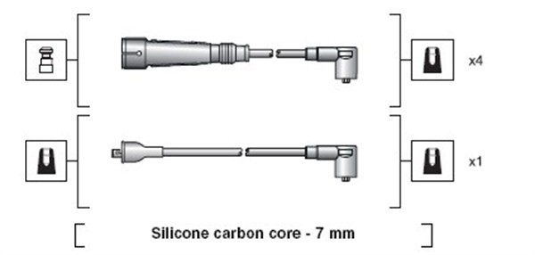 Tennledningssett MAGNETI MARELLI MAGNETI MARELLI