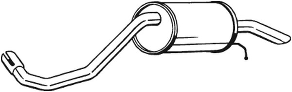 sluttlyddemper BOSAL - vw fox halvkombi - OE 5Z6253609D