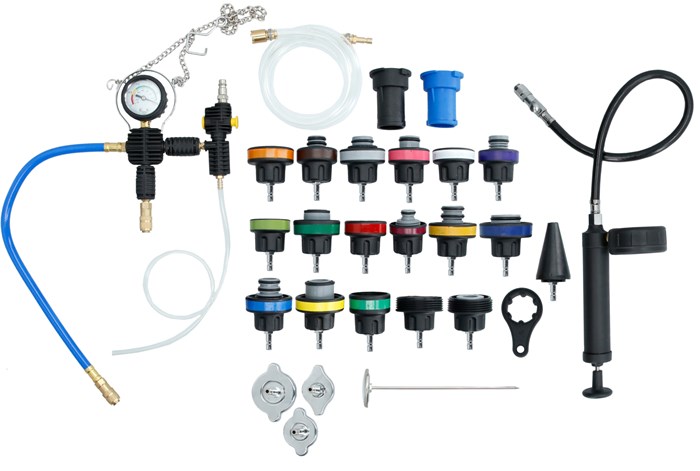 Tester, kjølesystemtrykk