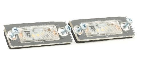 Nummerskiltlys, på begge sider