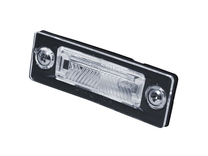 Nummerskiltlys, på begge sider