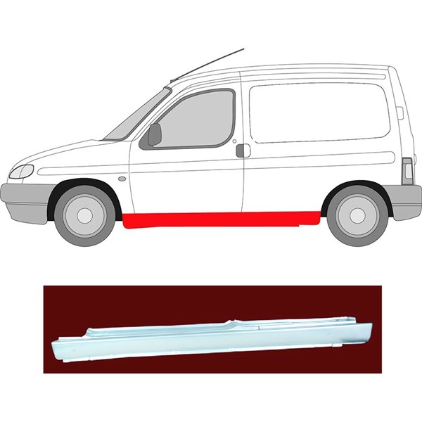 Terskelplate, Venstre KLOKKERHOLM KLOKKERHOLM