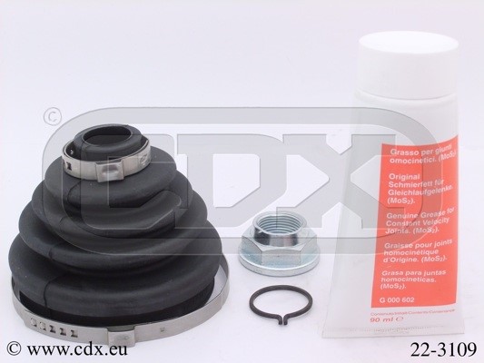 Belgsett, drivaksel, Hjulside CDX CDX