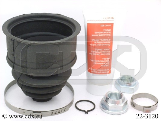 Belgsett, drivaksel, Hjulside CDX CDX
