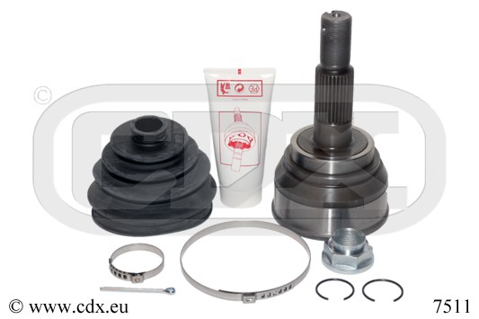 Leddsett, drivaksel, Framaksel, Hjulside CDX CDX
