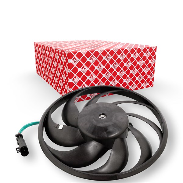 Ventilator, motorkjøling 12V FEBI BILSTEIN - opel corsa c, corsa c skåp/halvkombi, vauxhall corsa mk ii - OE 009158008, 09158008, 13 41 332