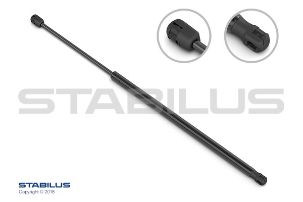 Pneumatisk fjær, motorpanser, Høyre STABILUS //  lift-o-matâ® STABILUS