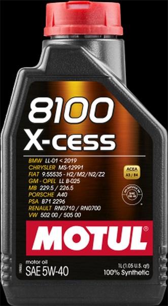 Motorolje Motul 8100 X-Cess 5W-40 MOTUL