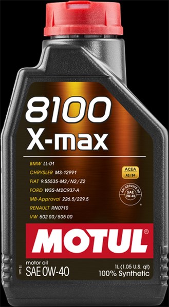Motorolje Motul 8100 X-Max 0W-40 MOTUL 8100 x-max 0w40 MOTUL