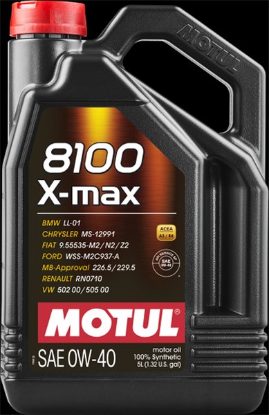 Motorolje Motul 8100 X-Max 0W-40 MOTUL