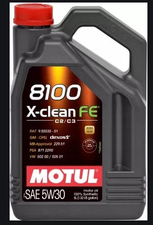 Motorolje Motul 8100 X-clean Fe 5w-30 MOTUL 8100 x-clean fe 5w30 - 1239943