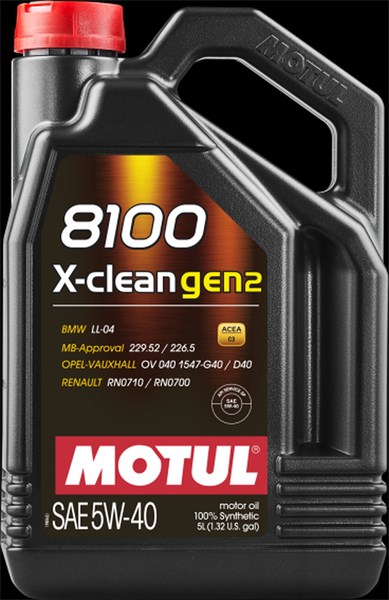 Motorolje Motul 8100 X-Clean Gen2 5W-40 MOTUL