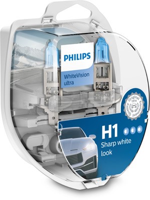 Halogenlampe PHILIPS WhiteVision ultra H1 P14,5s 12V PHILIPS Philips