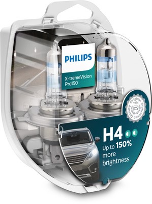 Halogenlampe PHILIPS X-tremeVision Pro150 H4 P43t-38 12V PHILIPS Philips