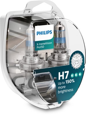 Halogenlampe PHILIPS X-tremeVision Pro150 H7 PX26d Philips