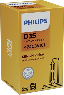 Xenonpære PHILIPS Xenon Vision D3s PK32d-5 42V PHILIPS Philips