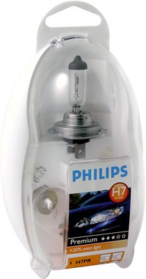 Assortiment, lyspærer 12V, på begge sider PHILIPS Philips
