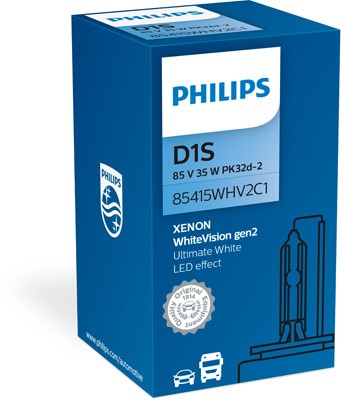 Xenonpære PHILIPS Xenon WhiteVision gen2 D1S Pk32d-2 Philips