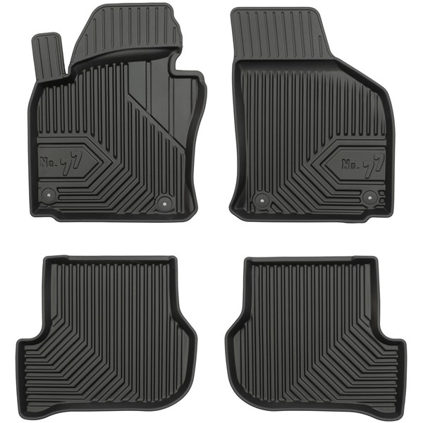 Gummimatte, kupé	2.5D Skoda Octavia II 2004-2013 Frogum