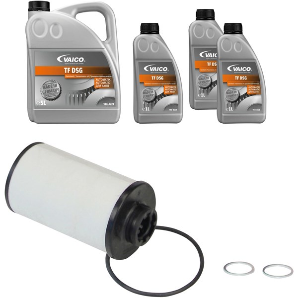 Delesett, oljeskift automatisk girkasse