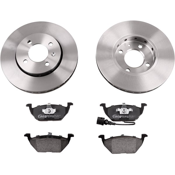 Bremsesett, Skivebremser Ventilert, Framaksel VAICO VAICO