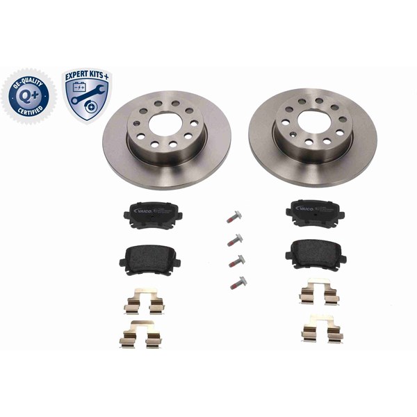 Bremsesett, Skivebremser Full, Bakaksel VAICO Expert kits + VAICO