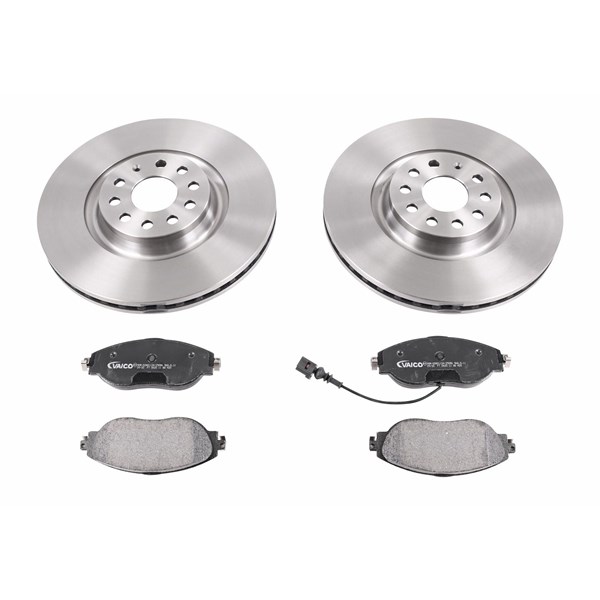 Bremsesett, Skivebremser Ventilert, Framaksel VAICO VAICO