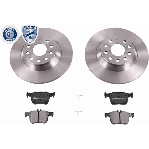 Bremsesett, Skivebremser Full, Bakaksel VAICO Expert kits + VAICO