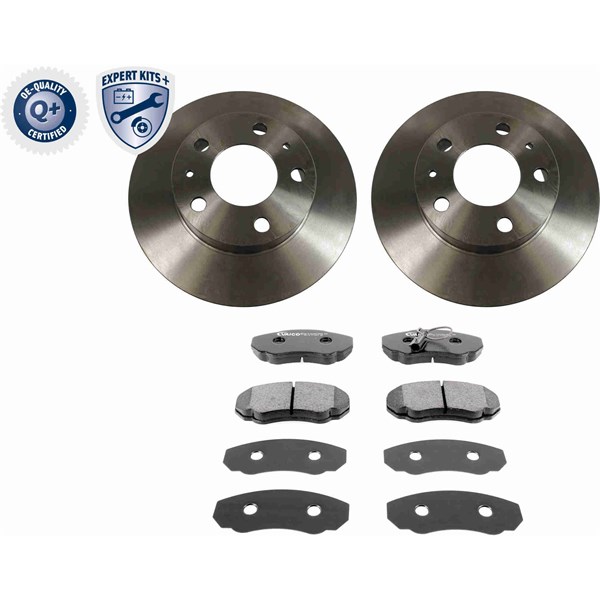 Bremsesett, Skivebremser Ventilert, Framaksel VAICO Expert kits + VAICO