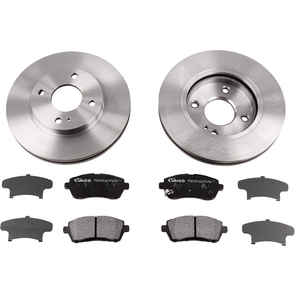 Bremsesett, Skivebremser Ventilert, Framaksel VAICO VAICO