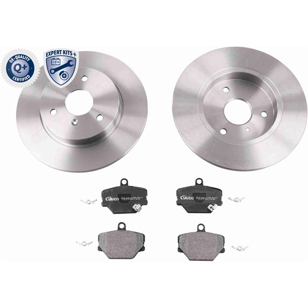 Bremsesett, Skivebremser Full, Framaksel VAICO Expert kits + VAICO