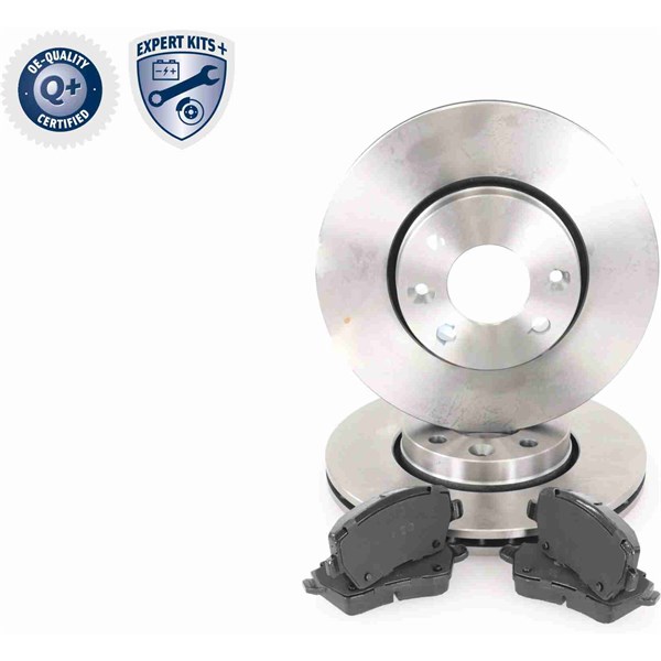 Bremsesett, Skivebremser Ventilert, Framaksel VAICO Expert kits + VAICO