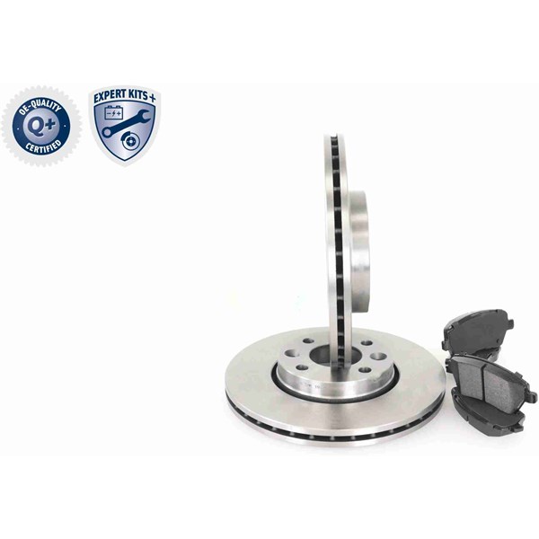 Bremsesett, Skivebremser Ventilert, Framaksel VAICO Expert kits + VAICO