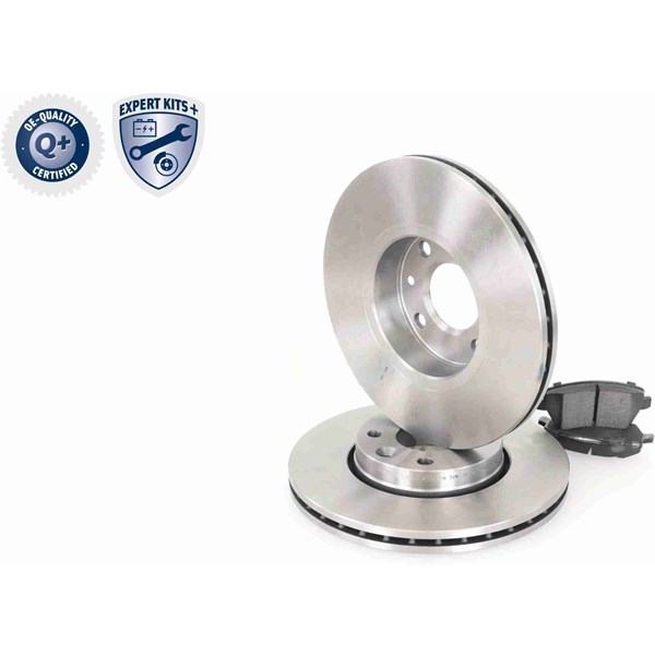 Bremsesett, Skivebremser Ventilert, Framaksel VAICO Expert kits + VAICO