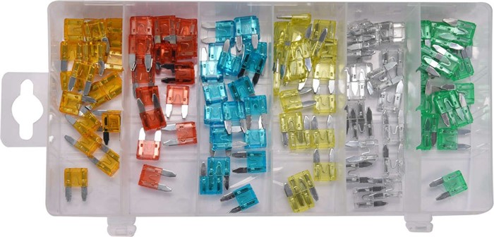 Sikringssett 120 Pcs Mini Yato