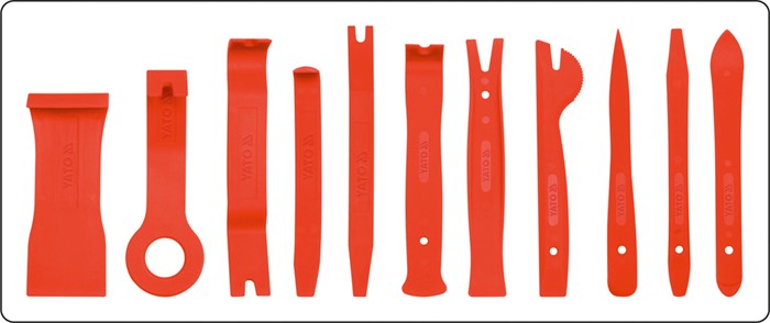 Verktøysett pyntelister 11 Delar Yato