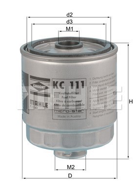 Drivstoffilter KNECHT KNECHT