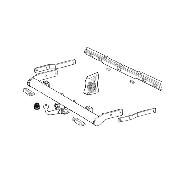 Tilhengerfeste-sett med fast kule BRINK BRINK